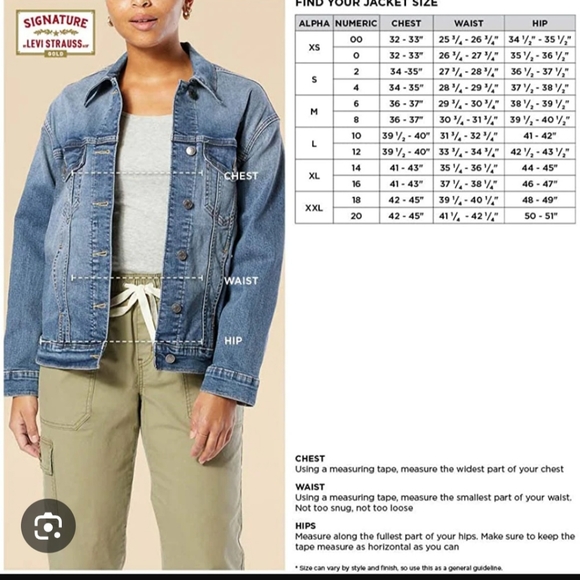 Vintage Levis Strauss Denim Jacket - Picture 9 of 9